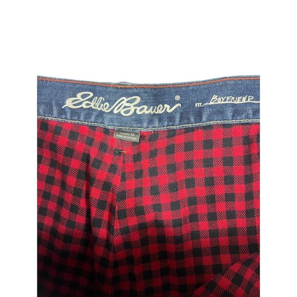 Eddie Bauer Women's Flannel Lined Jeans - Picture 3 of 8